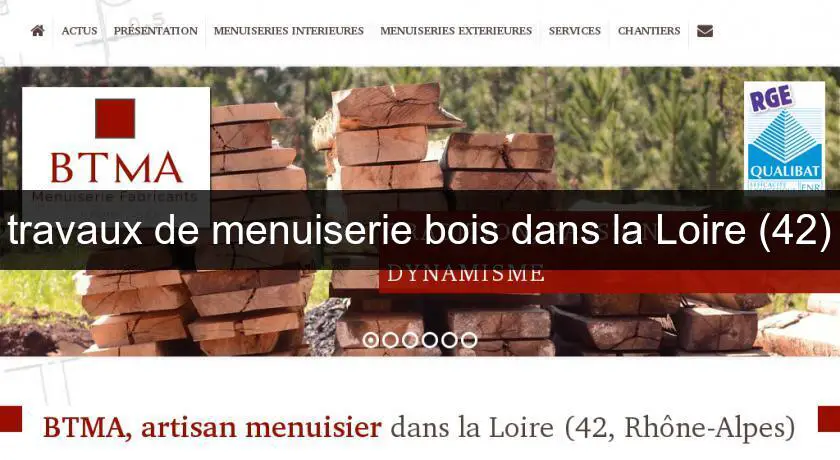 travaux de menuiserie bois dans la Loire (42)