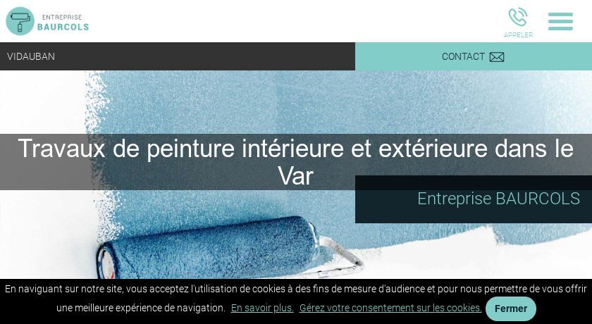 Travaux de peinture intérieure et extérieure dans le Var