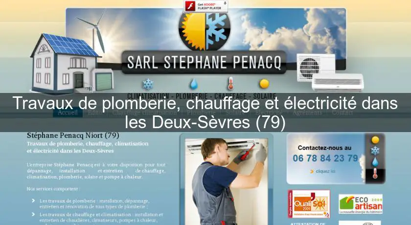 Travaux de plomberie, chauffage et électricité dans les Deux-Sèvres (79)