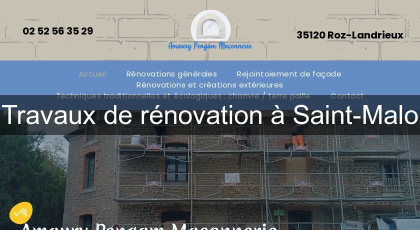 Travaux de rénovation à Saint-Malo
