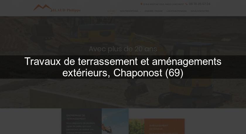 Travaux de terrassement et aménagements extérieurs, Chaponost (69) Travaux de terrassement et aménagements extérieurs, Chaponost (69)
