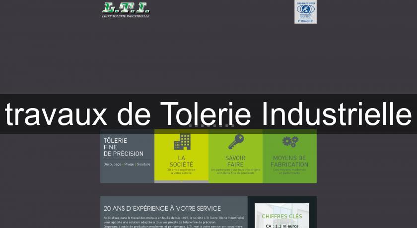 travaux de Tolerie Industrielle