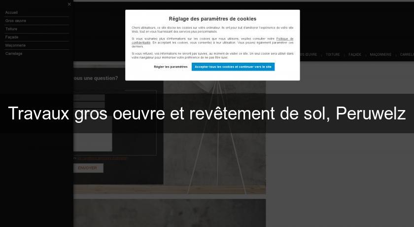 Travaux gros oeuvre et revêtement de sol, Peruwelz