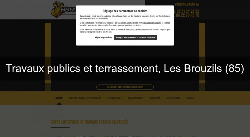 Travaux publics et terrassement, Les Brouzils (85)