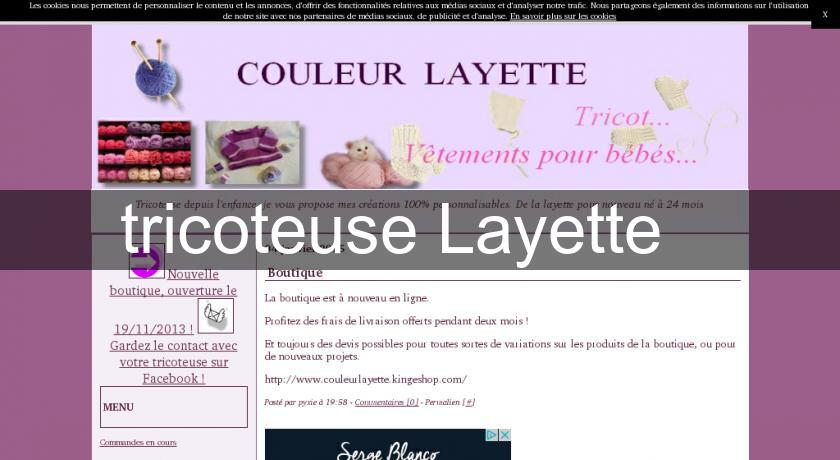 tricoteuse Layette tricoteuse Layette