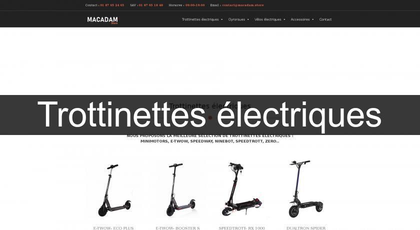 Trottinettes électriques