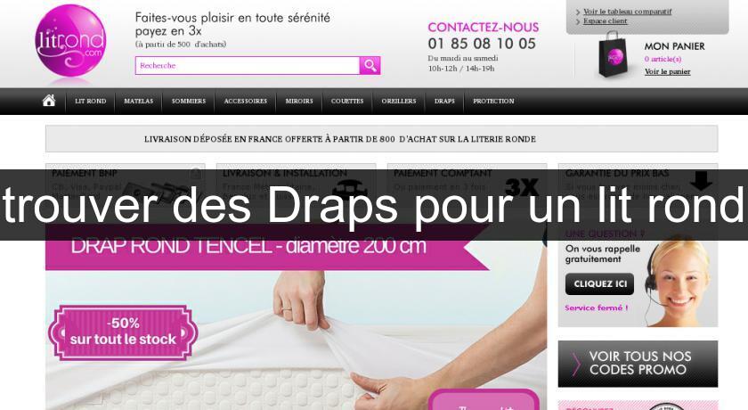 trouver des Draps pour un lit rond trouver des Draps pour un lit rond