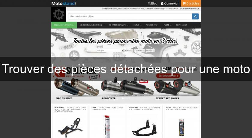 Trouver des pièces détachées pour une moto