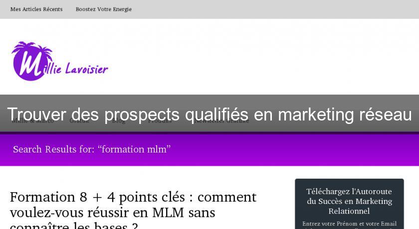 Trouver des prospects qualifiés en marketing réseau Trouver des prospects qualifiés en marketing réseau