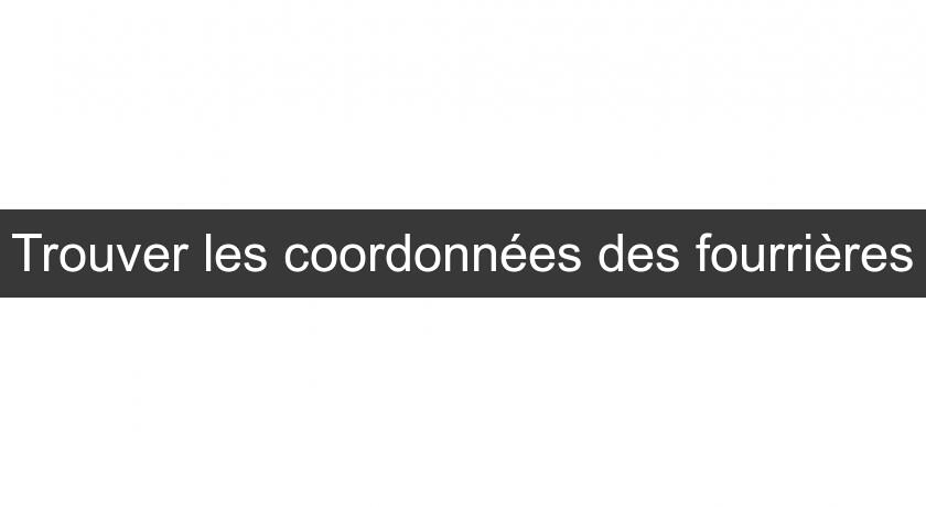 Trouver les coordonnées des fourrières Trouver les coordonnées des fourrières