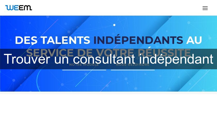 Trouver un consultant indépendant Trouver un consultant indépendant