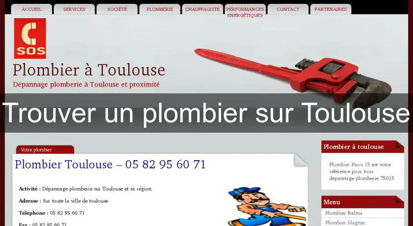 Trouver un plombier sur Toulouse