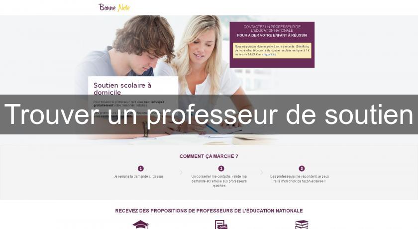 Trouver un professeur de soutien Trouver un professeur de soutien