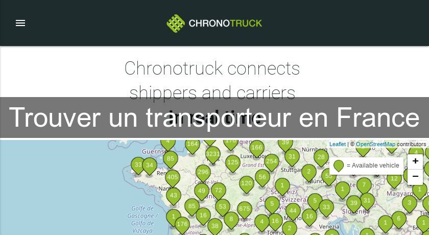 Trouver un transporteur en France Trouver un transporteur en France
