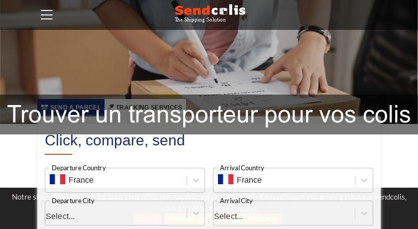 Trouver un transporteur pour vos colis Trouver un transporteur pour vos colis