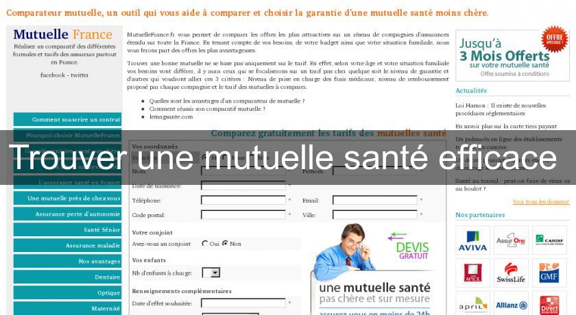 Trouver une mutuelle santé efficace Trouver une mutuelle santé efficace