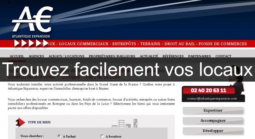 Trouvez facilement vos locaux Trouvez facilement vos locaux