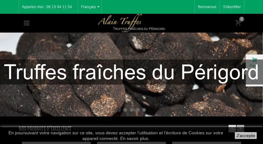 Truffes fraîches du Périgord
