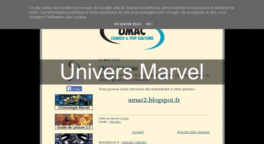 Univers Marvel Univers Marvel