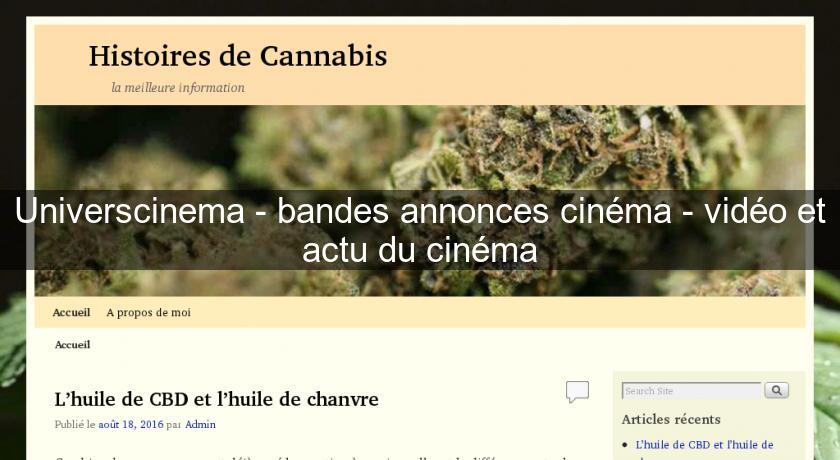 Universcinema - bandes annonces cinéma - vidéo et actu du cinéma Universcinema - bandes annonces cinéma - vidéo et actu du cinéma