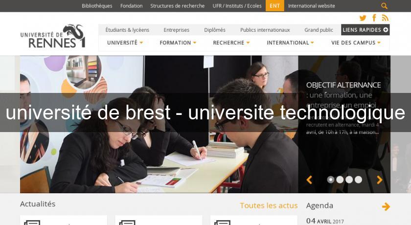 université de brest - universite technologique université de brest - universite technologique