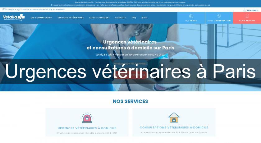 Urgences vétérinaires à Paris Urgences vétérinaires à Paris