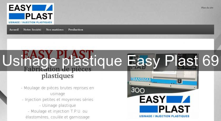 Usinage plastique Easy Plast 69 Usinage plastique Easy Plast 69