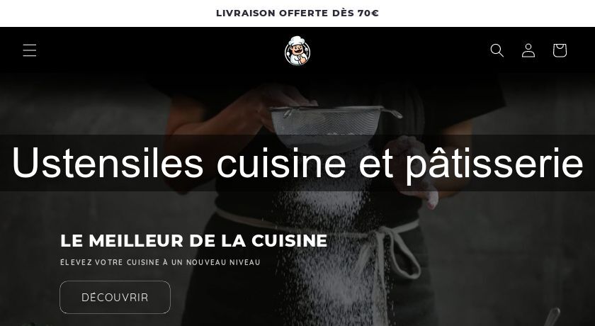 Ustensiles cuisine et pâtisserie