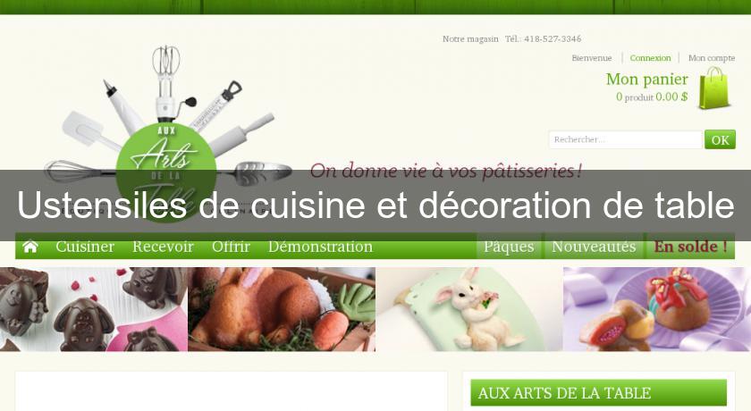 Ustensiles de cuisine et décoration de table