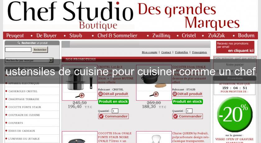 ustensiles de cuisine pour cuisiner comme un chef ustensiles de cuisine pour cuisiner comme un chef