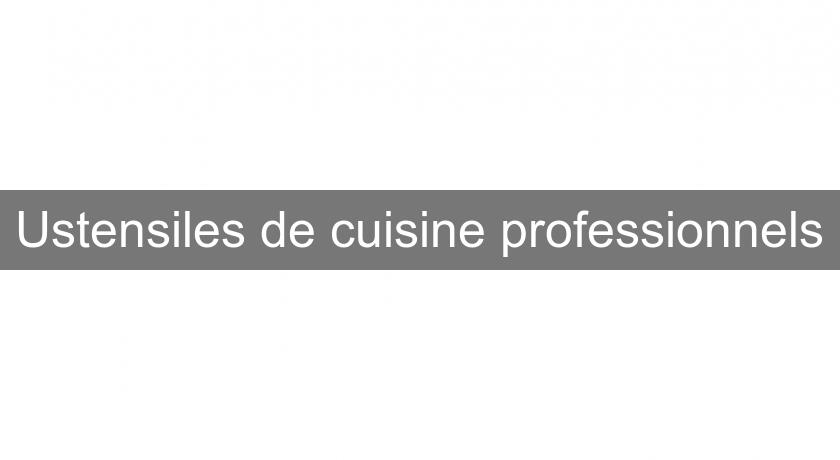 Ustensiles de cuisine professionnels