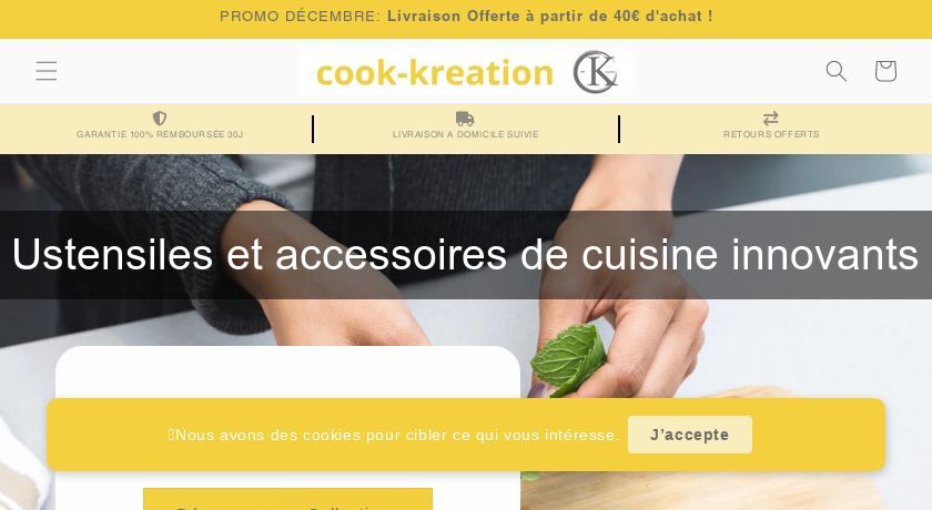 Ustensiles et accessoires de cuisine innovants