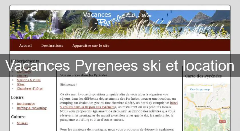 Vacances Pyrenees ski et location