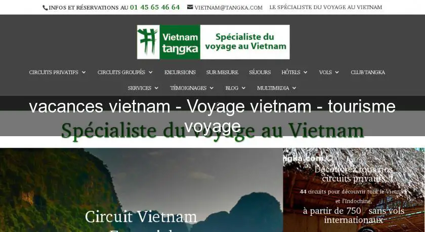 vacances vietnam - Voyage vietnam - tourisme voyage