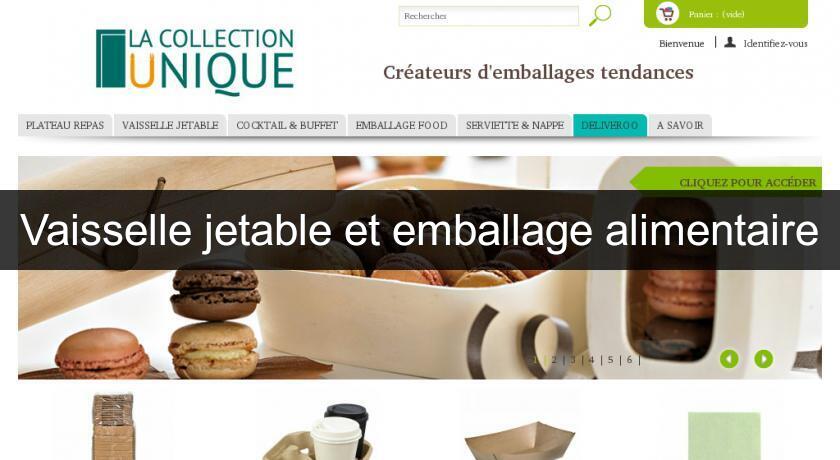 Vaisselle jetable et emballage alimentaire