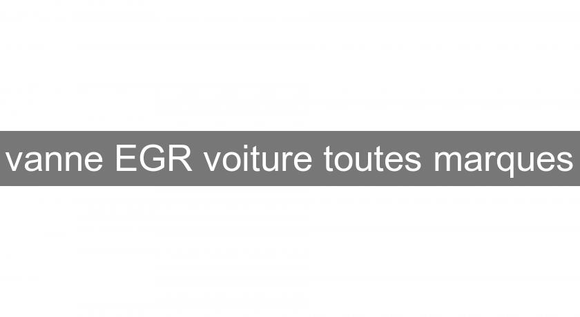 vanne EGR voiture toutes marques vanne EGR voiture toutes marques