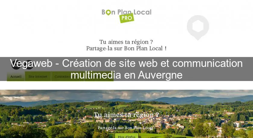 Vegaweb - Création de site web et communication multimedia en Auvergne