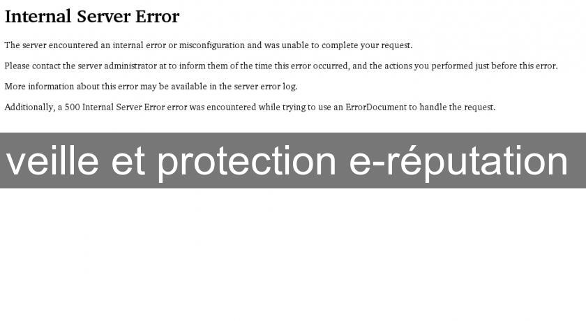 veille et protection e-réputation 