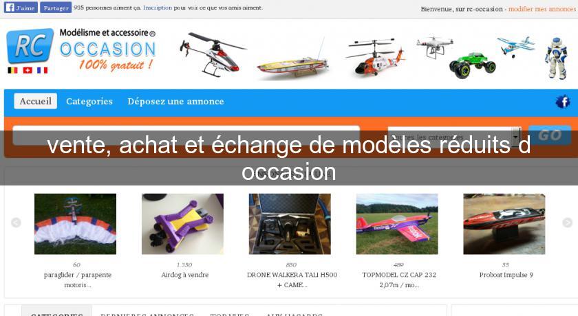 vente, achat et échange de modèles réduits d'occasion