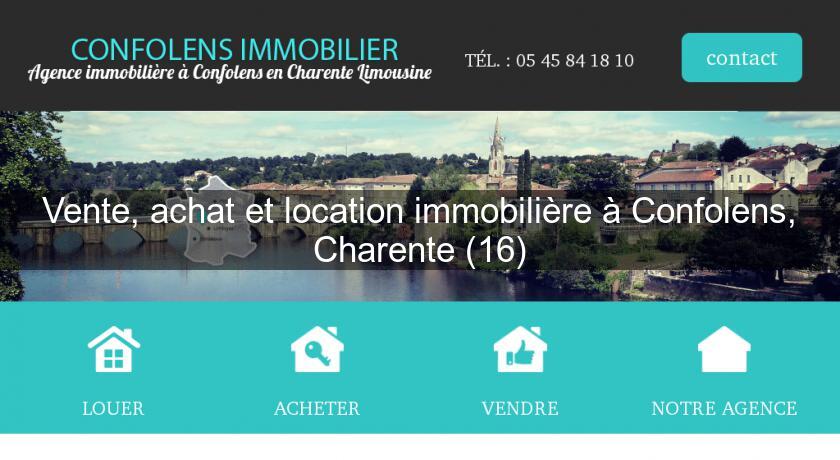 Vente, achat et location immobilière à Confolens, Charente (16) Vente, achat et location immobilière à Confolens, Charente (16)
