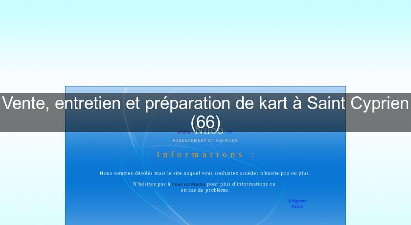 Vente, entretien et préparation de kart à Saint Cyprien (66)