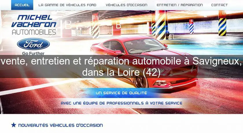 vente, entretien et réparation automobile à Savigneux, dans la Loire (42)