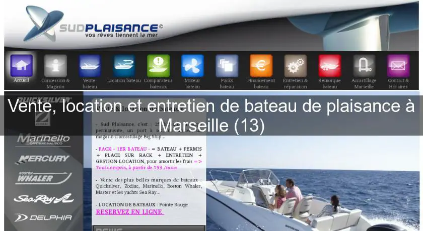 Vente, location et entretien de bateau de plaisance à Marseille (13)
