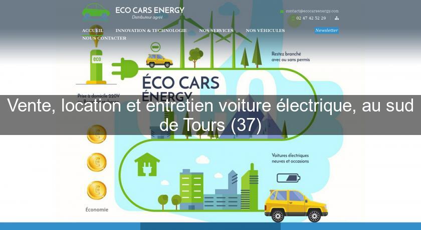 Vente, location et entretien voiture électrique, au sud de Tours (37)