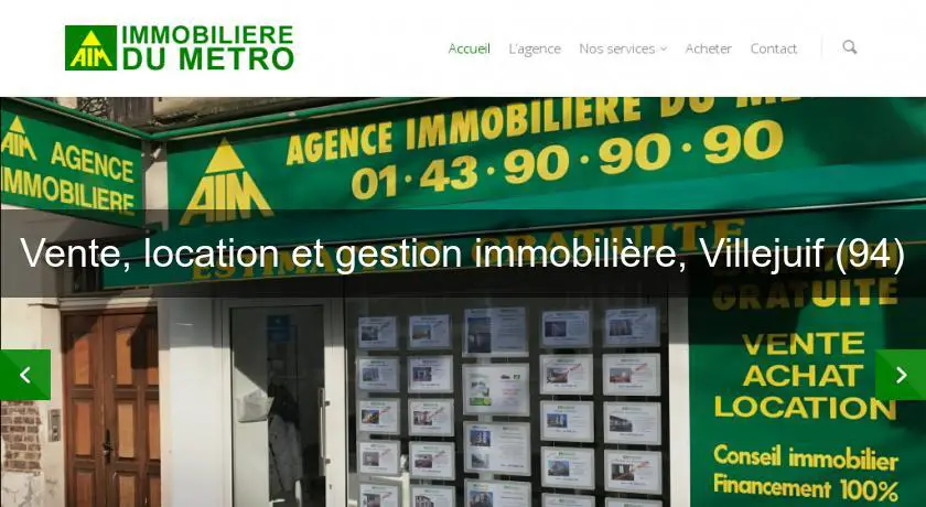 Vente, location et gestion immobilière, Villejuif (94)