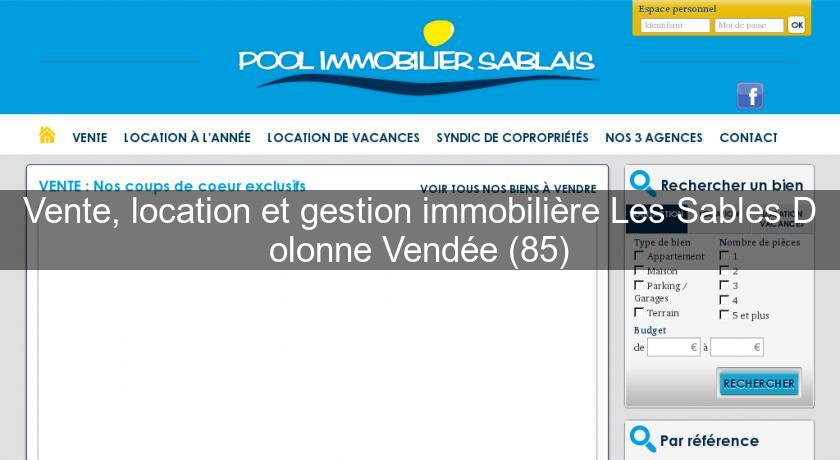 Vente, location et gestion immobilière Les Sables D'olonne Vendée (85)