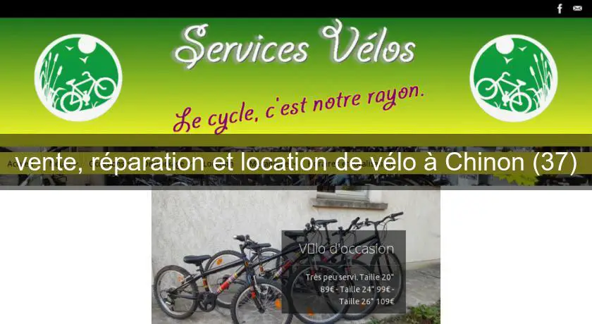 vente, réparation et location de vélo à Chinon (37)