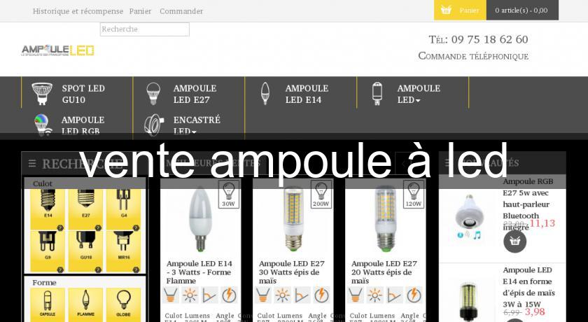 vente ampoule à led