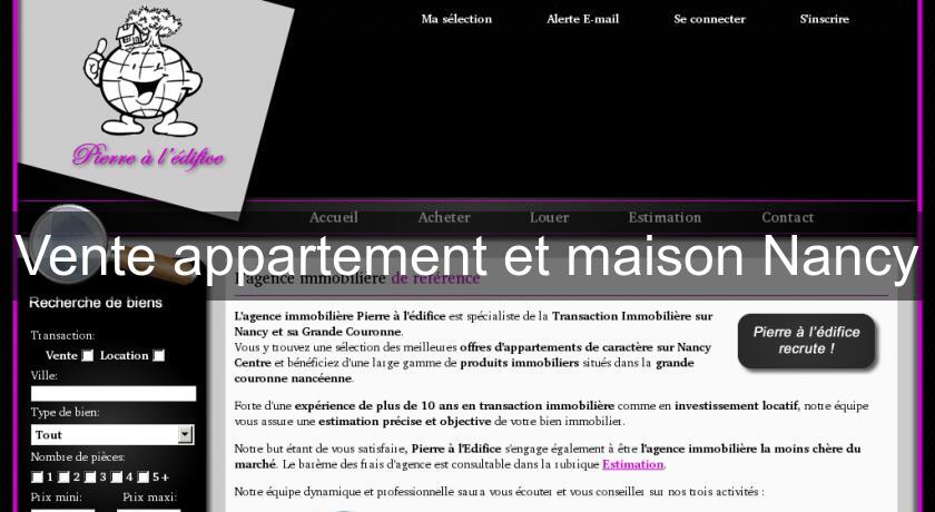 Vente appartement et maison Nancy Vente appartement et maison Nancy
