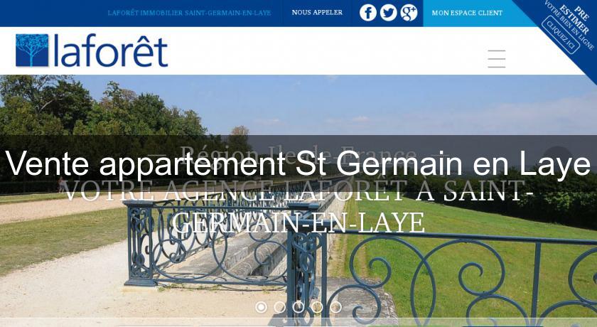 Vente appartement St Germain en Laye